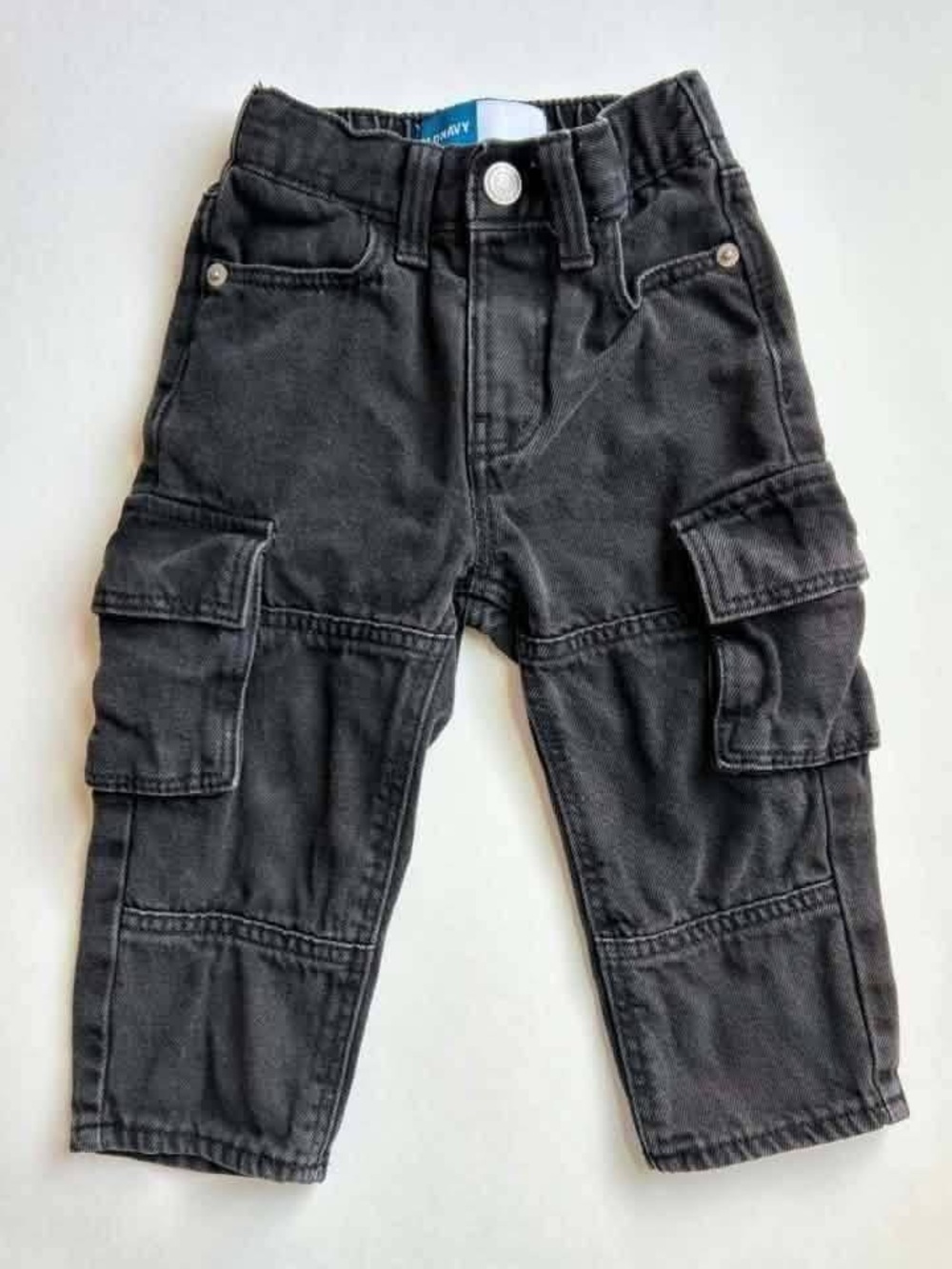 Old Navy Black Cargo Jogger Pants for Kids